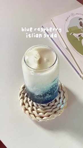 Refreshing Blue Raspberry Italian Soda Recipe with Torani Syrup