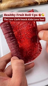1.1K views · 32 reactions | Healthy Fruit Roll-Ups  Homemade roll-ups with just two ingredients. A cleaner, lower-carb alternative to store-bought—just watch your portions if you're strict keto.   Full recipe with tips, variations, and nutrition info: ➡️ https://keto.recipes/low-carb-fruit-roll-ups-easy-healthy-strawberry-snack/  Would you try these? Drop a  below! Don't forget to SAVE and SHARE this easy #snack #recipe! : @ketosnackz | Keto Recipes | Facebook