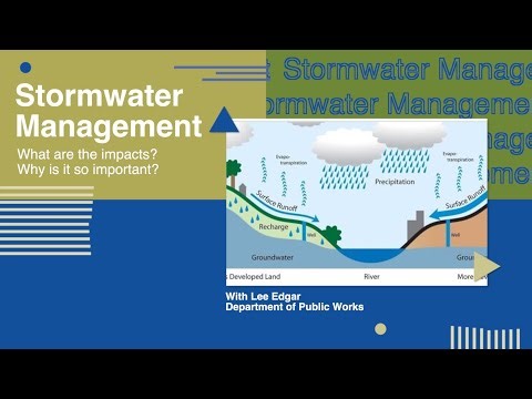 Learn about Stormwater Management. (Land Use/Development Process Series)