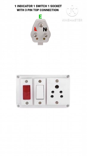 1.4M views · 4.7K reactions | How To Connect 1 Switch 1 Socket 1Indicator Connection || 1 Switch 1 Socket 1 Indicator Ka Connection Kaise Karen #electricboarddiagram #switchboardconnection #extensioboardconnection #extensionboard #1switch1socket1indicatorconnection #minarelectricalpitlam #fbreels #facebookreelsviral #facebookvideo #facebookreels #fbshorts #electricboardconnectionshortvideos #switchboardconnectionwiring | minar electrical pitlam | Facebook