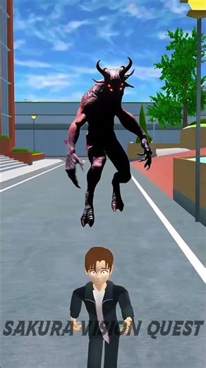 Scary Monster Chasing Me in Sakura School Simulator! 😱