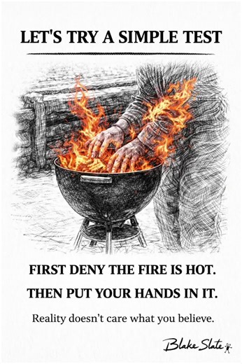 Deny and pretend it doesn't hurt.#satire #cartoon #climate