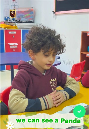 𝐏𝐫𝐨𝐮𝐝 𝐦𝐨𝐦𝐞𝐧𝐭𝐬 𝐰𝐢𝐭𝐡 𝐨𝐮𝐫 𝐊𝐆𝟏 𝐬𝐭𝐮𝐝𝐞𝐧𝐭𝐬 🤍 Reading simple sentences with confidence. A small step that means a big achievement. #newcastleinternationalschool #KG #Reading #AmericanSchools #BritishSchools