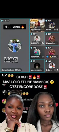 CLASH 🚨🔥🚨 MAA LOLO ET UNE NIAMBOIS 🫢 C'EST ENCORE DOSÉ 🚨 #ayarobert #gbairai_qui_est_doux_la #gbairaidosé😂😎 #pourtoi #cotedivoiretiktok🇨🇮