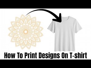 How To Print On T Shirts From Home With Sublimation INK