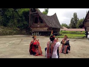 Traditional Batak dance of Lake Toba, Sumatra