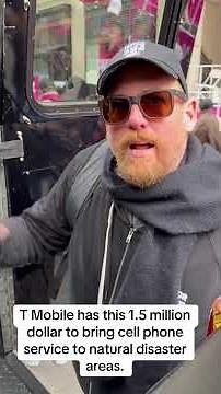 T Mobile has this 1.5 million dollar truck that brings cell phone service to national disasters