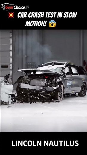 Lincoln Nautilus CRASH TEST! 💥 Safety Put to the Test #Shorts