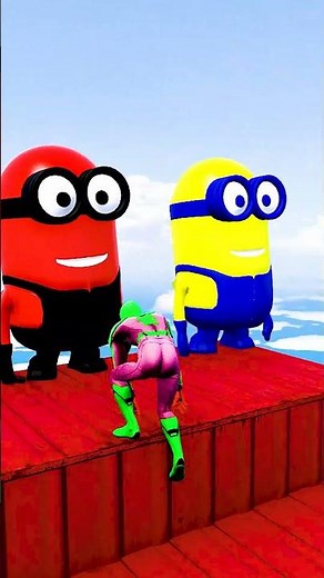 GTA 5 Epic Water Ragdolls | Spider-Man Jumps / Fails ep.15881 #shorts