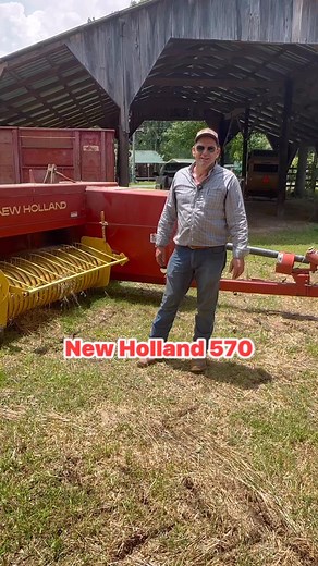 The New Holland 570 is a haymaking legend—built tough and made to last. This small square baler punches above its weight with dense 14x18 bales, smooth rotary feeding, and reliable knotters that just don’t quit. Perfect for mid-size farms, it’s a favorite among producers who want consistent bales without the fuss. If you know, you know. 💪🌾 #HaySeason #NewHolland570 #FarmLife #tractor #farmers #agriculture #antiquetractortok #antiquetractor #baler #newholland #countryliving #rurallife #farmfami