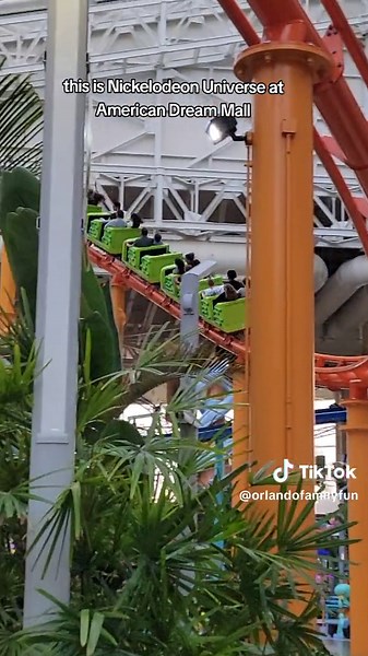 Nickelodeon Universe American Dream Mall indoor amusement park #americandreammall #nickelodeonuniverse #americandreamnj
