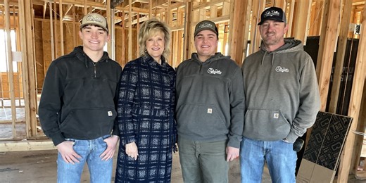 FIRST LOOK: Students help new Washburn University president’s house take shape