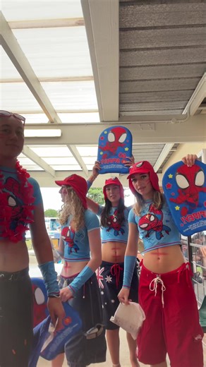 Spider-Man Takes on the Swimming Carnival Fun