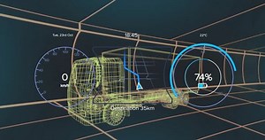 Wireframe 3d Truck Trailer Being Animated Stock Footage Video (100% Royalty-free) 3778637647 | Shutterstock