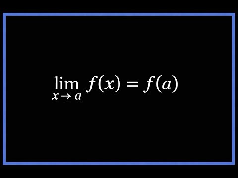 [Week 3: Theory] Continuity: what functions have it and what properties do those functions have?