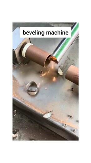 Engineering and Technology on Instagram: "A beveling machine is a specialized tool used to create beveled edges on materials such as metal, wood, and plastic. These machines are commonly employed in metalworking and fabrication to prepare edges for welding, allow for better fitment of parts, or enhance aesthetic appearance. They can be manually operated or automated and come in various designs, including portable models for on-site work or larger, stationary versions for industrial applications.