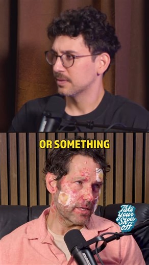 Take Your Shoes Off Podcast on Instagram: "Paul Rudd’s burn injuries from @shoesoffpod ep 311. Get tickets to Rick’s stand up tour @ punchup.live/rickglassman August 7-9 • Grand Rapids, MI August 14-16 • Dania Beach, FL August 23 • Los Angeles, CA September 4-6 • North Charleston, SC September 26-27 • Detroit, MI October 3 • Atlanta, GA October 4 • Raleigh, NC October 17-18 • Toronto, ON October 19 • Buffalo, NY November 1 • Brooklyn, NY December 12-13 • Las Vegas, NV"