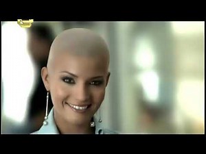 Woman long hair to bald headshave in Banco Federal ad (HD remaster)