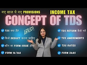 TDS New Provisions 2026 | Income Tax Act 2025 | Recent Changes in TDS as per New Income Tax Act