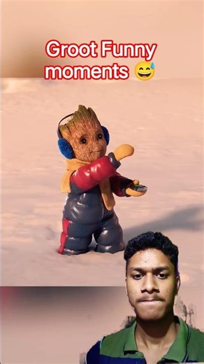 Groot Funny moments 😅#shorts #viralshorts#groot#marvel #rocket