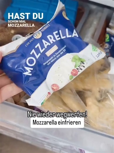 Mozzarella einfrieren: So bleibt er frisch!
