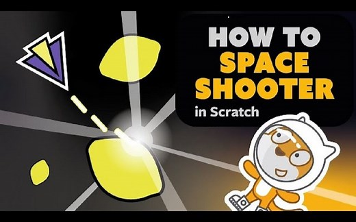 编写有趣的太空射击游戏 🚀 _1. 移动和射击 _Scratch教程