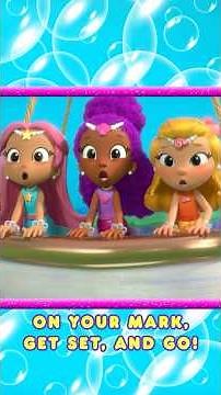 Bubble Guppies Mermaids race to the finish line! #shorts