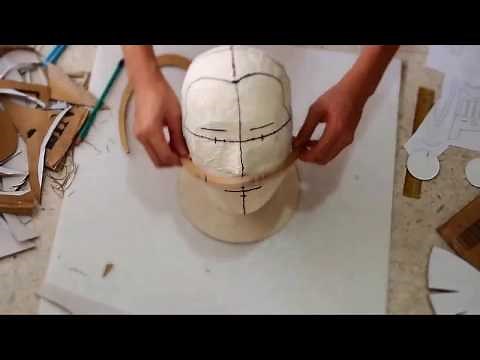 DIY RoboCop Helmet Part 1 - Cardboard template