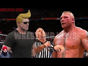 Brock Lesnar vs Johnny Bravo Match