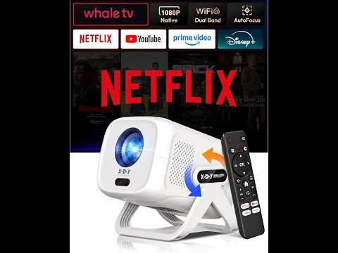XGODY Gimbal N5 Smart Mini Projector Review: 1080P, WiFi 6, Auto Keystone & Netflix Built-In