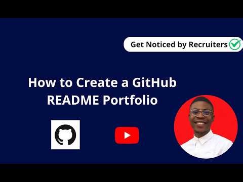 How to Create a Stunning GitHub README Portfolio | Get Noticed by Recruiters