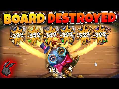 Blasting The ENTIRE Board?! ‪@Slyders_HS‬ | Hearthstone Battlegrounds Commentary