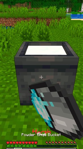 Powdered Snow Secret 🤫 #minecraft