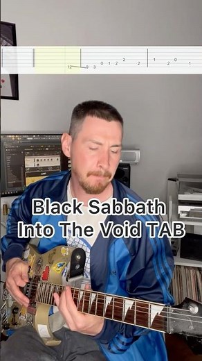 Black Sabbath - Into The Void TAB Tutorial #blacksabbath #intothevoid #tonyiommi