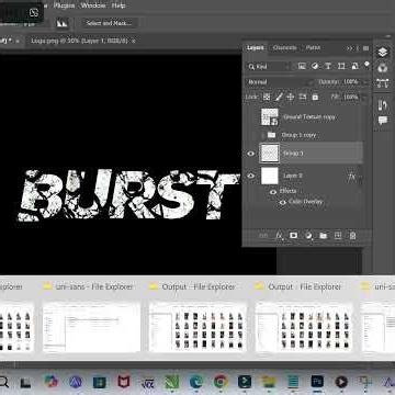 Adobe Photoshop Tips To Create This Exploding Text Effect.......