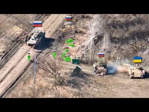 HIMARS destroys a huge Russian convoy with precise hits! The Best Moments