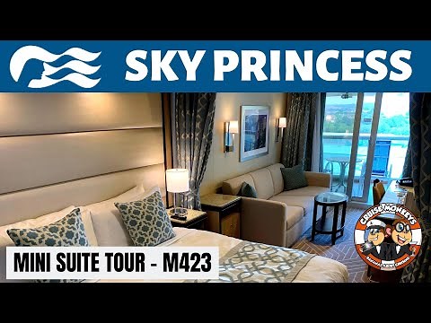 Princess Cruises Sky Princess Mini Suite Tour - M423 - Princess Cruises