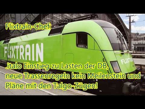 Interview with Flixtrain CEO about .italo and the Talgo trains!