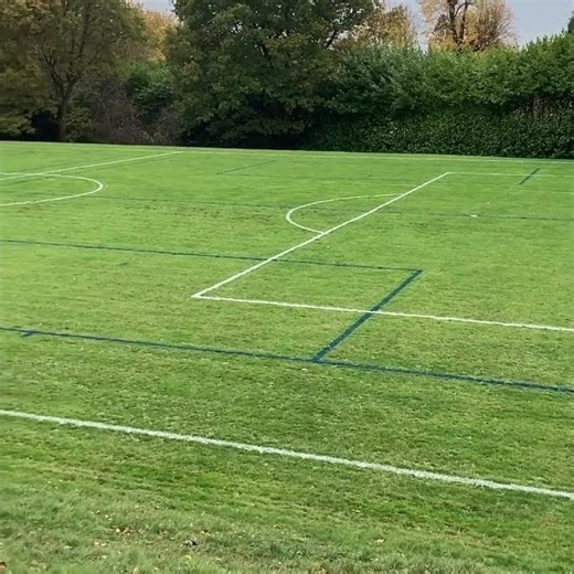 Multi-Pitch Football Line Marking - Finished Result!