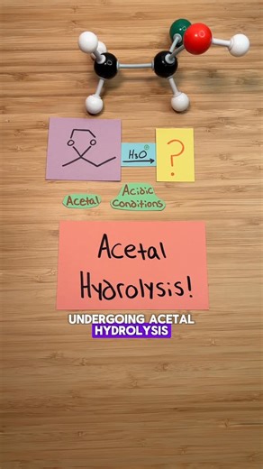 Organic Chemistry Coach | Cooper McIntyre | Here’s an easy way to undergo acetal hydrolysis! • • • • • #organicchemistry #ochem #chemistry #premedlife #orgo #studymotivation #premed... | Instagram