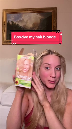 Garnier nutrisse 100 box dye #boxblonde #boxdye #blonde #diyhair #garnier