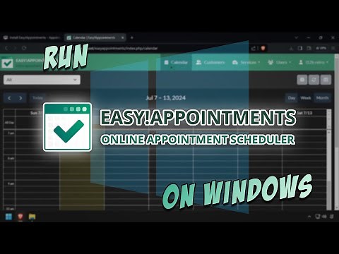 Install Easy!Appointments - Appointment Scheduler System - on Windows