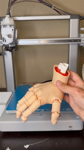 3D Printed Flexi Hand #3dprinting
