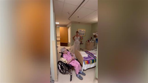 Bride Surprises 100-Year-Old Great Grandma Who Couldn't Attend Wedding | Happily TV