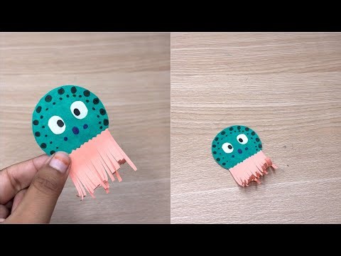 Paper Jellyfish Craft | Easy Sea Animal Paper Craft for Kids | DIY Ocean Craft