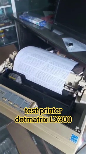 Printer dotmatrix LX300 siap pakai