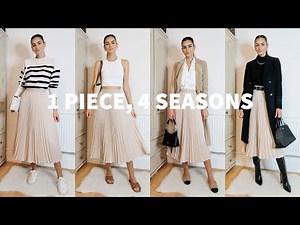 Styling a Pleated Skirt for Every Season | Peexo