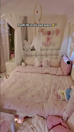 My Cozy Girly Room Makeover ✨ | Soft Aesthetic Bedroom Tour 🕯️💗