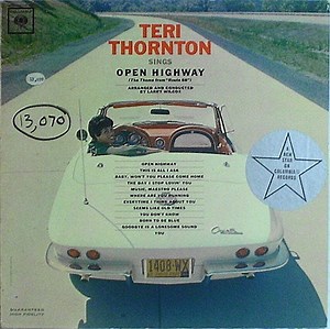 Teri Thornton - Teri Thornton Sings Open Highway (The Theme From "Route 66")
