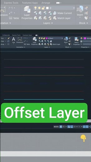 AutoCAD Offset Layer Option – Source vs Current